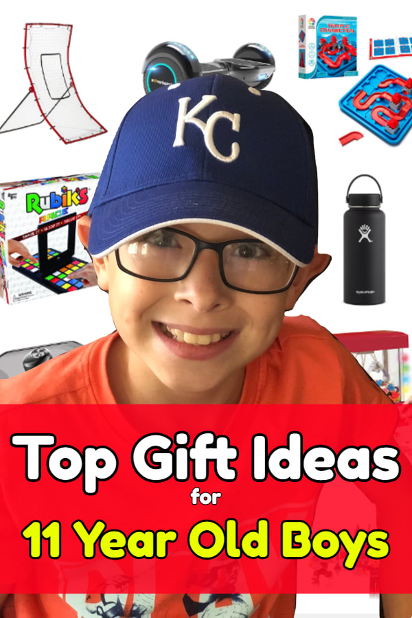 25+ Top Gift Ideas for 11 Year Old Boys - Awesome products, presents, toys, electronics, games, books and more.